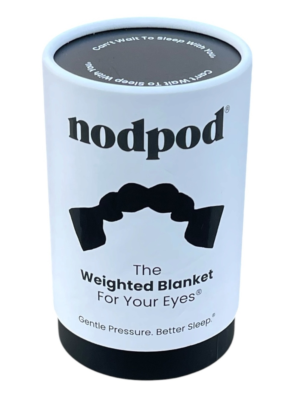 NWT Nodpod The Weighted Blanket For Your Eyes Sleep Mask Black Onyx